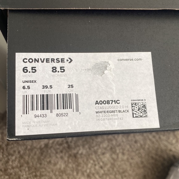 New Converse lugged hi - Picture 2 of 4
